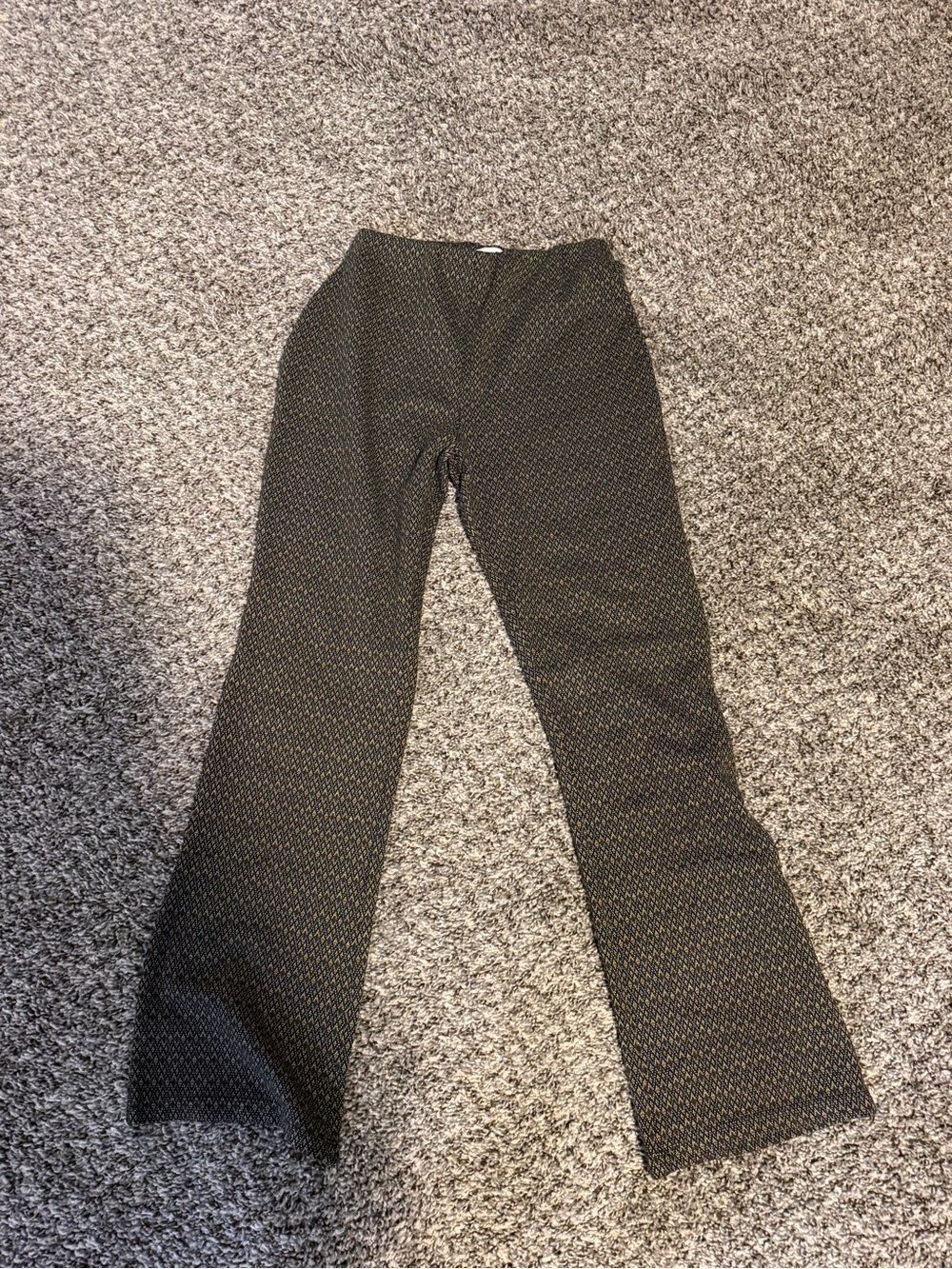 Urban Outfitters Brown & Black Patterned Flare Pants